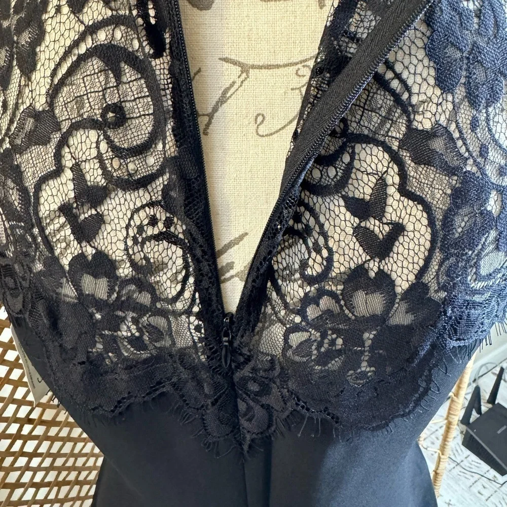 Black Lace Dress A-Line Maison Jules